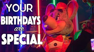 Your Birthdays Are Special Tux Chuck  Chuck E Cheeses East Orlando [upl. by Ardnal]