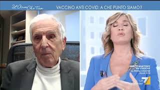 Vaccino antiCovid il farmacologo Silvio Garattini quotSono dello stesso parere di Crisanti [upl. by Barolet722]