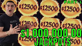 100000000 On JACKPOTS In Las Vegas  Part1 [upl. by Omiseno]