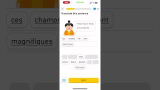 Let’s learn French Unlimited hearts amp no ads Duolingo code VCYSCHapp settings type VCYSCH [upl. by Ralip]