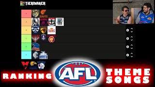 AFL THEME SONGS TIERLIST [upl. by Casper]