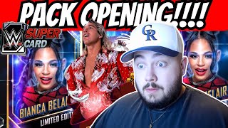 WWE Supercard  WM 40 PACK OPENING LE BIANCA Red Rooster [upl. by Burroughs]