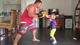 3yr Old Boxing [upl. by Ainala93]