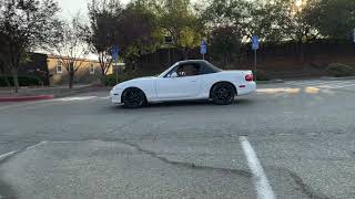 Miata Megan Racing Axle Back Exhaust Extra Sound Clips [upl. by Hsekin643]