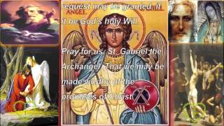 Prayer to St Gabriel the Archangel [upl. by Tena]