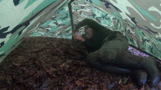 1 Most Versatile Survival Item Poncho Shelters and Rain Collection Easy Setup [upl. by Ornas]