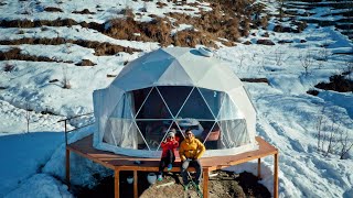 GlampEco  Indias First Luxury Geodesic Dome Glamping Stay [upl. by Solley564]