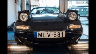 Totalcar Erőmérő Mazda MX5 18 NA [upl. by Allemaj]