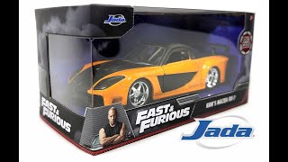 Jada Toys Hollywood Rides Fast amp Furious Hans Mazda RX7 132 Scale [upl. by Yma669]