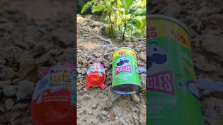 Pringles sour cream chips amp kinder Joy shorts pringles kinderjoy [upl. by Aldos]