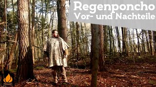 Regenponcho  Vorteile und Nachteile BushcraftBasiswissen BudgetBushcraft [upl. by Rosanna934]