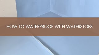 How To Waterproof With Waterstops [upl. by Grane809]