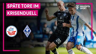 FC Hansa Rostock  SV Waldhof Mannheim Highlights mit LiveKommentar  3 Liga  MAGENTA SPORT [upl. by Armstrong]