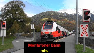 🏔️Montafoner Bahn mbs in Tschagguns mit RH4748 Desiro amp RH4024 Talent1 [upl. by Aecila]