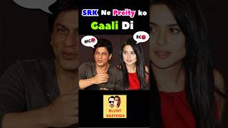 SRK’s Delhi vs Bombay GaaliGaloch😱 srk preityzinta bluntbasterds bollywoodgossips [upl. by Daj]