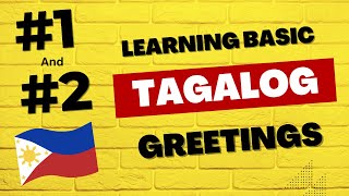 Learn Tagalog Greetings Learn Tagalog Filipino Language [upl. by Heidy]