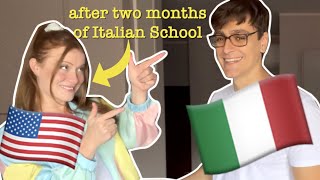 speaking Italian with American girlfriend for 7 DAYS ENG SUBS [upl. by Andi]