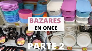 BAZAR por MAYOR EN ONCE PARTE 2 Platos Moldes Vasos Buenos Aires Dónde comprar [upl. by Sheline]