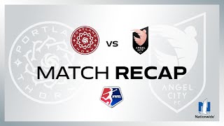 FULL HIGHLIGHTS  Portland Thorns FC vs Angel City FC [upl. by Acireh209]