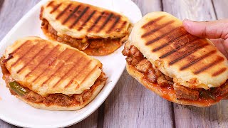 Chicken Panini Sandwich Recipe  Panini Sandwich  Chicken Cheese Sandwich  Toasted [upl. by Ativoj]