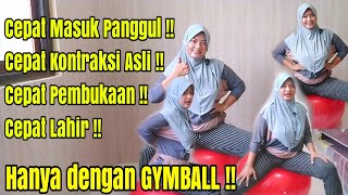 Senam Hamil Dengan Gymball Untuk Mempercepat Pembukaan Persalinan [upl. by Dalis]