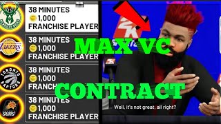 HOW TO GET MAX CONTRACT IN NBA 2K21 Most VC Per Hour [upl. by Saffian466]