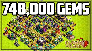 GEM to MAX the Clash of Clans UPDATE How and HOW MUCH [upl. by Nauqaj59]