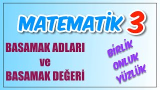 Basamak Adları ve Basamak Değeri 3 Sınıf Matematik Dersi Konu Anlatımı [upl. by Osrit897]