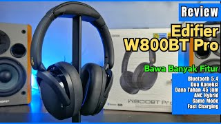 Review Edifier W800BT Pro  Headphone ini Bagus dan Bawa Banyak Fitur [upl. by Conners]