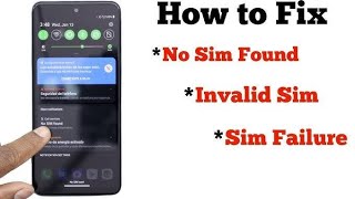 Invalid sim card directive  sim card activate kaise kare  invalid sim [upl. by Favin]