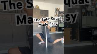 Split Squat Made Easy 💪 gym longevitymuscle healthcoaching [upl. by Ardiek]