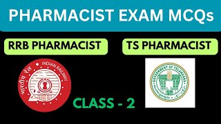 MCQs on RRB PHARMACIST and TS PHARMACIST I HLB Scale explanation I PHARMAPEDIA [upl. by Eenahpets]