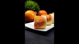 ORANGE ROLL CAKE 🍊🍰 asmr recipe giallozafferanolovesitaly [upl. by Hezekiah]