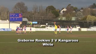 Gisborne Rookies 2 V Kangaroos [upl. by Asilehs]