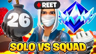 26 Eliminations SOLO VS SQUAD In UNREAL RANKED 🎮 [upl. by Melloney]