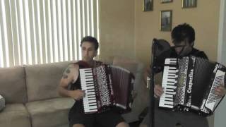 Roberto Milanese and Bobby Zani on the accordion Campagnola Bella [upl. by Tufts]