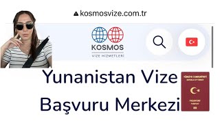 Adım Adım Yunanistan Schengen Vize Randevusu Nasıl Alınır Kosmos Vize Randevusu nasıl alınır [upl. by Rider]