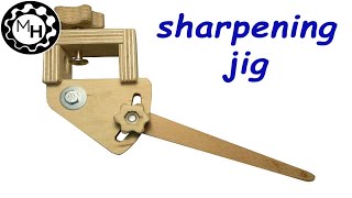 Homemade sharpening jig for woodturning tools free plans [upl. by Moira]