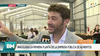 Inauguración de la 1era planta de la Empresa Pública de Alimentos  Juan Monteverde en RTS [upl. by Rokach76]