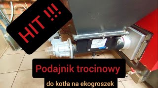 Z tym podajnikiem palenie trocinami w kotle na ekogroszek nie będzie problemem 🔥🔥🔥 [upl. by Aras]