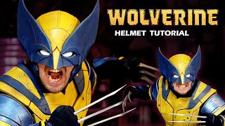 How to Make Wolverines Helmet  Free Templates  Wolverine Cosplay Cowl Foam Mask DIY [upl. by Leontyne]