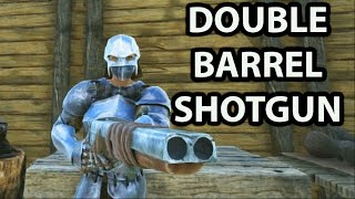 Double Barrel Shotgun Fun Gun Ark Survival Evolved [upl. by Maurreen]