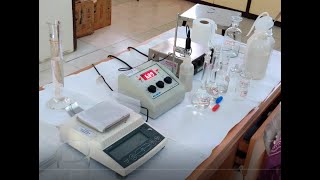 Calibration of pH meter and preparation of TrisHCl buffer [upl. by Mcgrath]