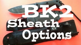 Becker BK2 Sheath Options Nylon Is Better [upl. by Nosreffej215]