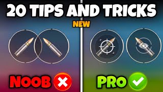 20 TIPS amp TRICKS THAT WILL MAKE YOU PRO  BGMIPUBG MOBILE  MEW2 [upl. by Chalmers]