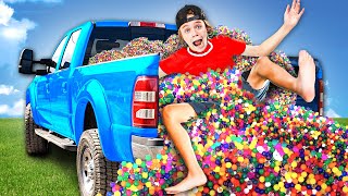 10 Million Orbeez In My Dad’s Truck [upl. by Anirrak615]