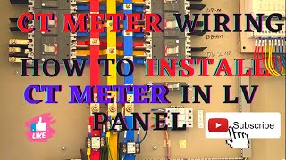 How to do wiring of CT Meter  How to Install CT meter  CT Connection [upl. by Ammamaria]