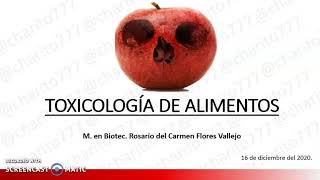 TOXICOLOGIA DE ALIMENTOS P16 [upl. by Howie]