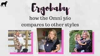 Ergobaby Omni 360 compared to Adapt and Original [upl. by Merete]