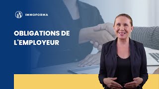 Obligations de l’employeur [upl. by Aerdnas]